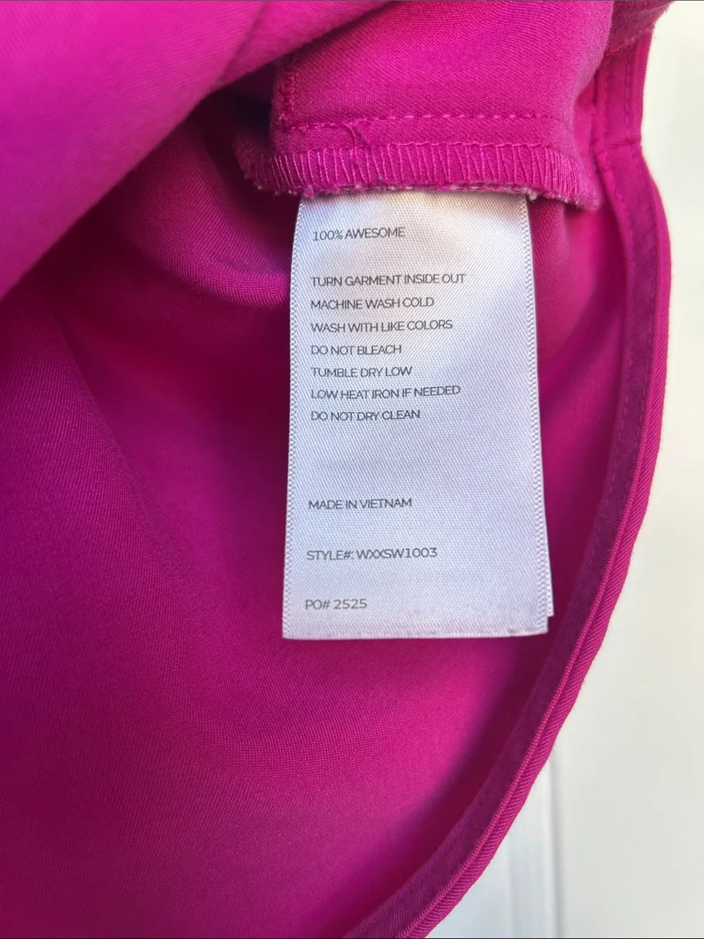 Figs Rafaela Magenta Cap-Sleeve Oversized Scrub Top XXS - Picture 4 of 5